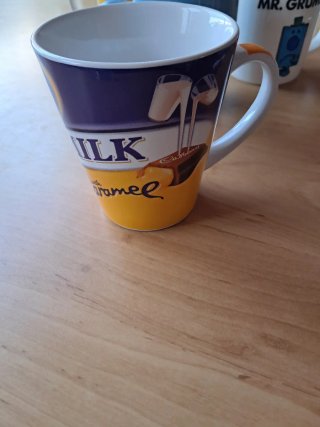 5 Tazas Cerámica Mr. Grumpy Emoji Milk