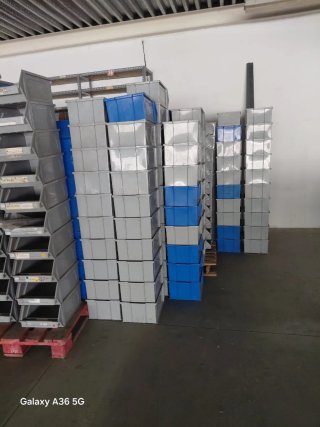 Gaveta industrial gris