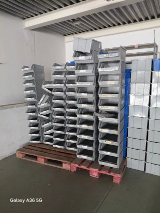 Gaveta industrial gris