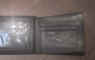 Cartera Heisenberg Breaking Bad Negra