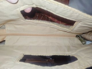 Bolso  paja artesanal multicolor, no araña la ropa