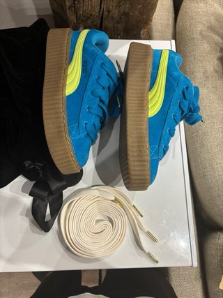 Zapatillas PumaXFendi   Azul y Amarillo