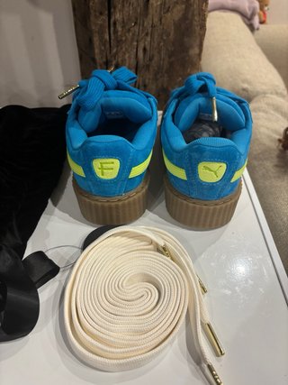 Zapatillas PumaXFendi   Azul y Amarillo