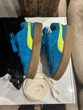 Zapatillas PumaXFendi   Azul y Amarillo