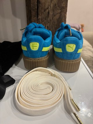 Zapatillas PumaXFendi   Azul y Amarillo