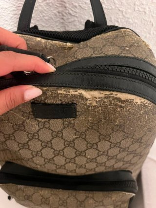 Morral Gucci Beige/Marrón ORIGINAL
