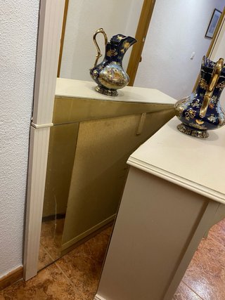 Mueble recibidor con espejo