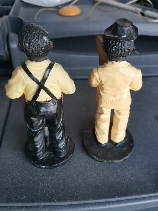 Figuras Músicos Jazz Resina Vintage Anos 90