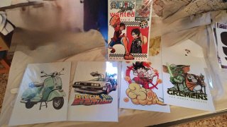 Lote Posters Sublimados Anime y Películas De metal