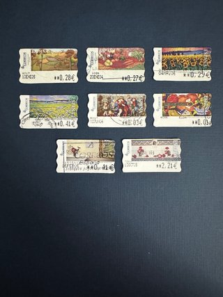 Lote de más de 80 Sellos ATM España Usados