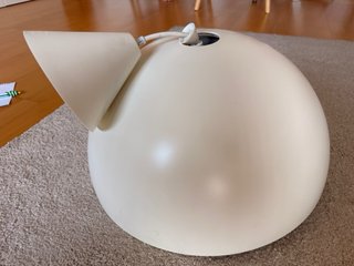 Lámpara de techo colgante blanca