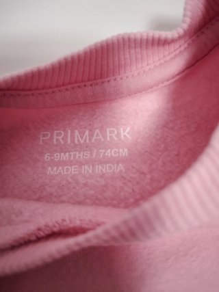Sudadera bebé 6-9 meses corazón