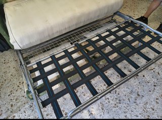 Divano letto tessuto floreale