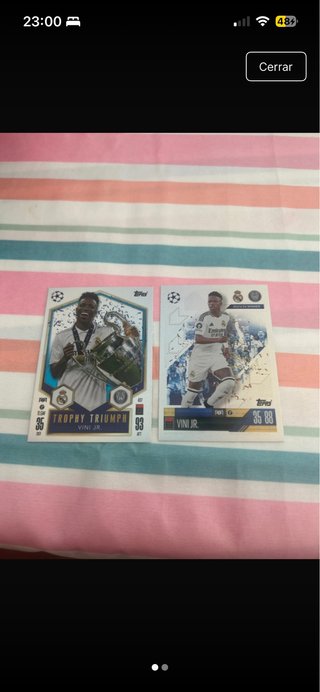 Cromos Vinicius Jr. Topps Champions League