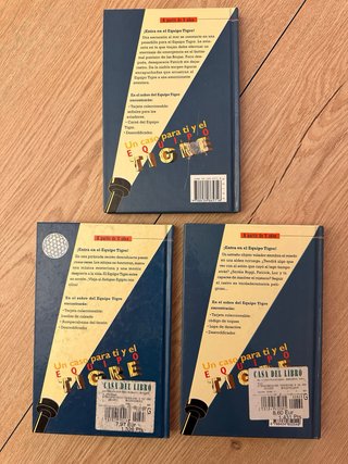 Equipo Tigre Lote 3 Libros Vintage Años 90