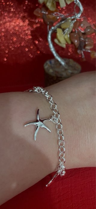 OFERTA! Plata de ley 925 Pulsera Estrellas