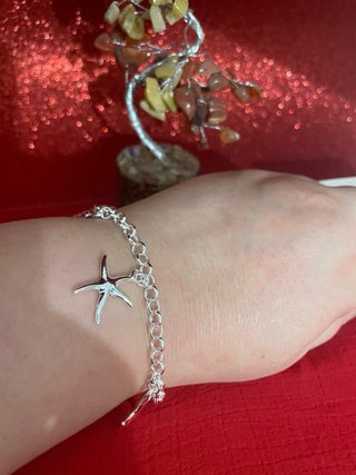 OFERTA! Plata de ley 925 Pulsera Estrellas