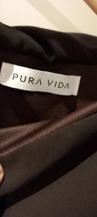 Vestido largo fiesta marrón