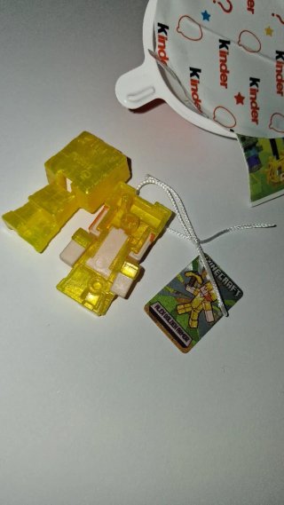Alex Armadura Ouro Kinder Minecraft