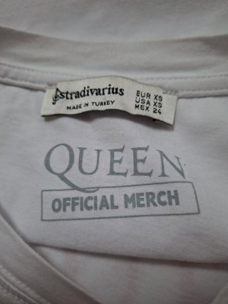 Camiseta Queen Stradivarius Talla XS