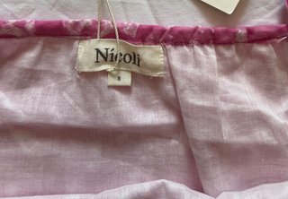 Top tirantes triangu est.rosa encaje S