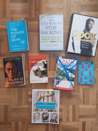 Lote 8 libros no ficción en inglés (viajes, cocina