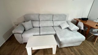 Base Cama Electrotuber Beige y Negra