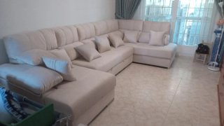 Base Cama Electrotuber Beige y Negra
