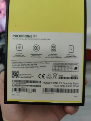 Xiaomi Poco F1 Negro con Android Mejorado