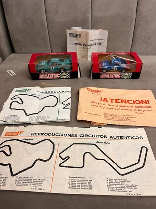 Pista Scalextric y 2 coches