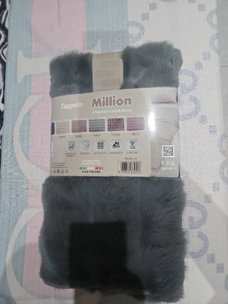 Tappetino Irge Million Pelo Grigio Nuovo