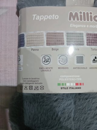 Tappetino Irge Million Pelo Grigio Nuovo