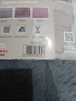 Tappetino Irge Million Pelo Grigio Nuovo