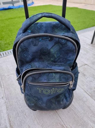 Mochila Totto con estampado de coches