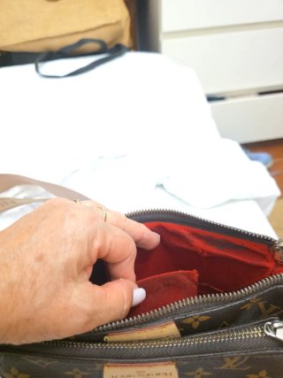 Bolso Pochette Louis Vuitton Marrón