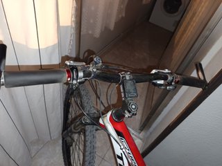 Bicicleta de Montaña Trek top fuel Roja y Blanca