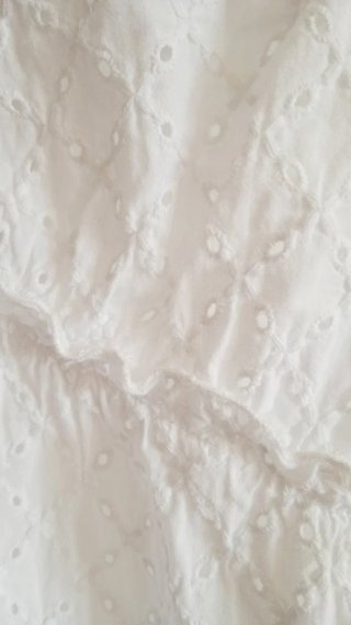 Vestido blanco corto T. S.
