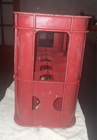 Caja de plástico bebida Konga