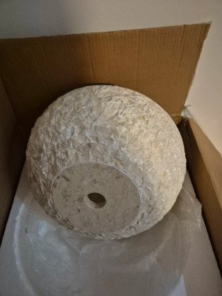 Lavabo de mármol y piedra