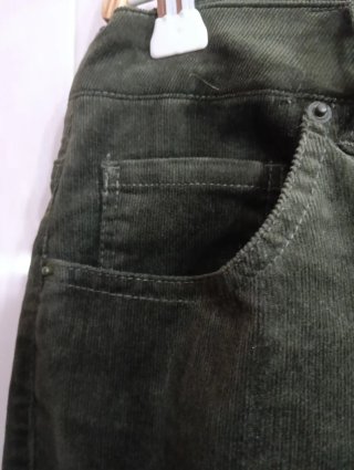 Pantalón bootcut micropana verde Springfield talla