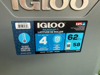 Nevera Igloo Maxcold 58 L con Ruedas