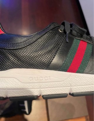 Scarpe Gucci Uomo Nere Rosse  Originali