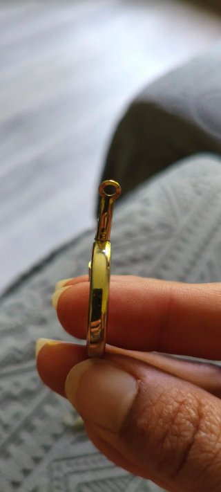 Pendientes Aro Gruesos Dorados