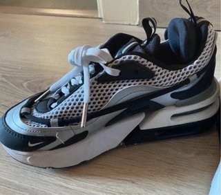 Nike Air Max Furyosa NRG 35.5 Plata Blanco Negro