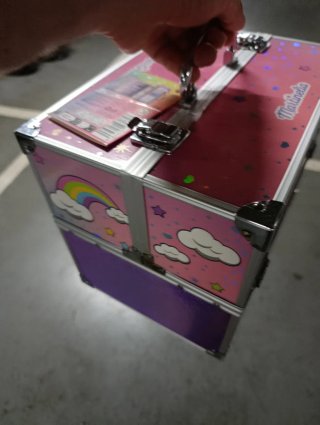 Maletín Unicornio Peluche y Brillante