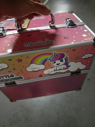 Maletín Unicornio Peluche y Brillante