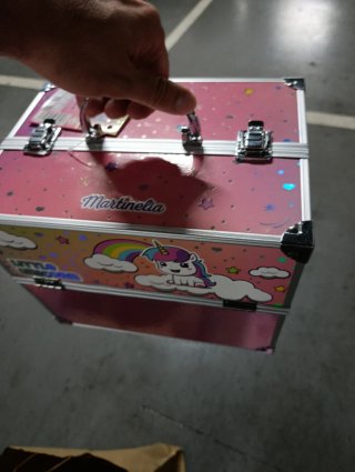 Maletín Unicornio Peluche y Brillante