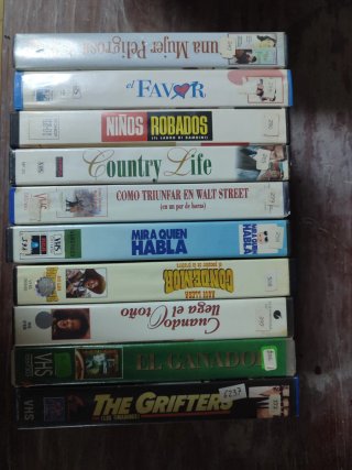 10 VHS edición Videoclub géneros varios 4