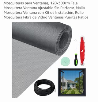 Mosquiteras para Ventanas 120x300cm