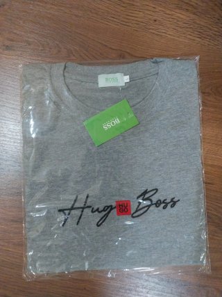 Camiseta Hugo Boss Gris Talla L